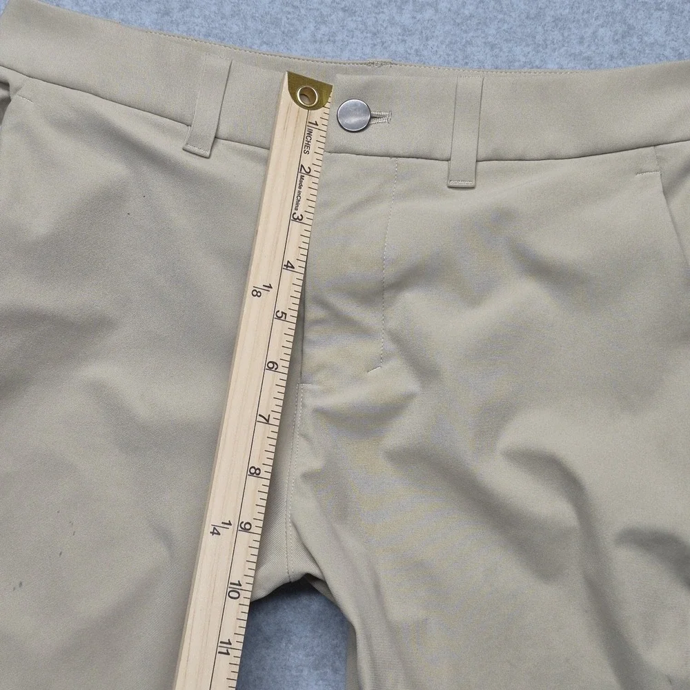 Lululemon ABC Slim Fit Trouser 28 Pants Mens Beige Khaki Warpstreme Minimalist